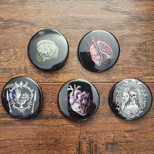Goth Pins From Drug Honey In Japan